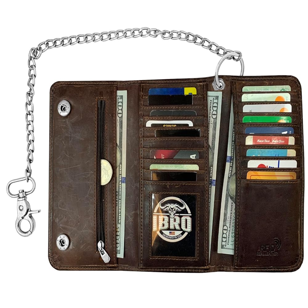 小物 Vintage wallet chain IBRO VINTAGE Motorcycle Chain Wallet for Men – Premium
